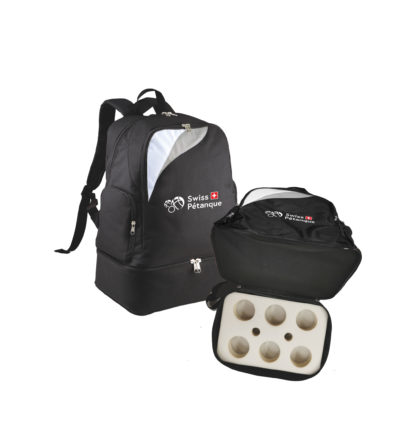 Sac à dos avec rangement pour boules de pétanque – Image 4