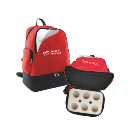 Sac à dos avec rangement pour boules de pétanque – Image 2